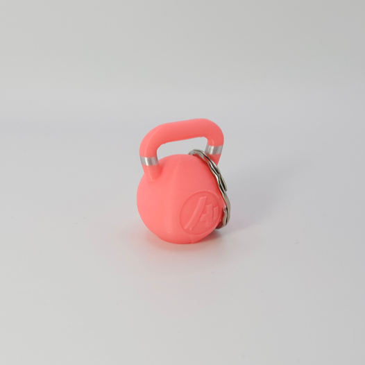 Llavero Kettlebell Rosado