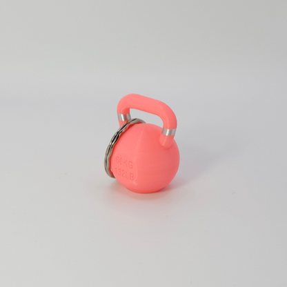 Llavero Kettlebell Rosado