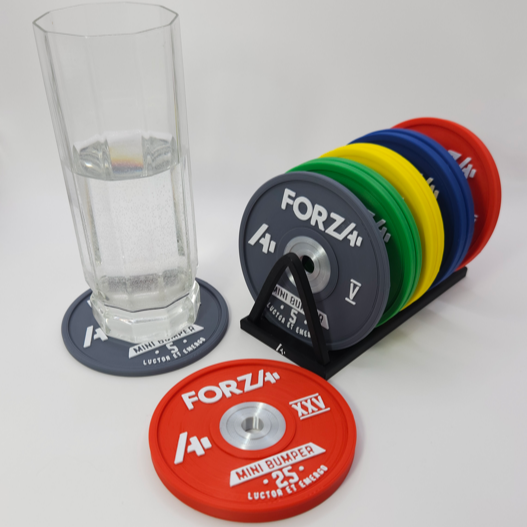 POSAVASOS DISCOS BUMPERS