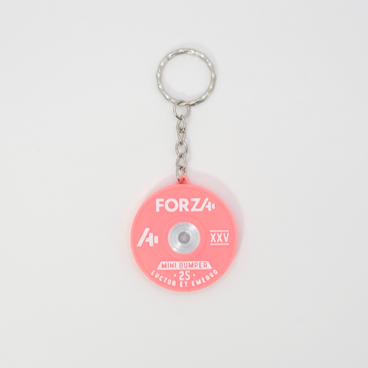 Llavero Disco Bumper — Rosado