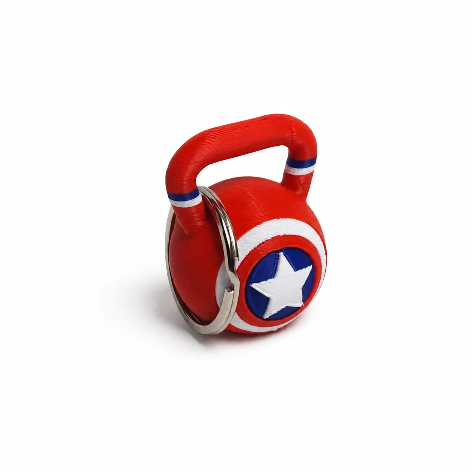 Llavero Capitán América Kettlebell — Forza