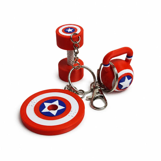 Pack 3 Llaveros Capitán América — Forza