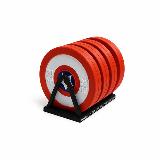 Set Posavasos Capitán América — 8 unidades en rack Forza
